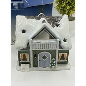 Goebel 726 Ride Into Christmas Nativity Hut Stable Luminary Western Germany IOB